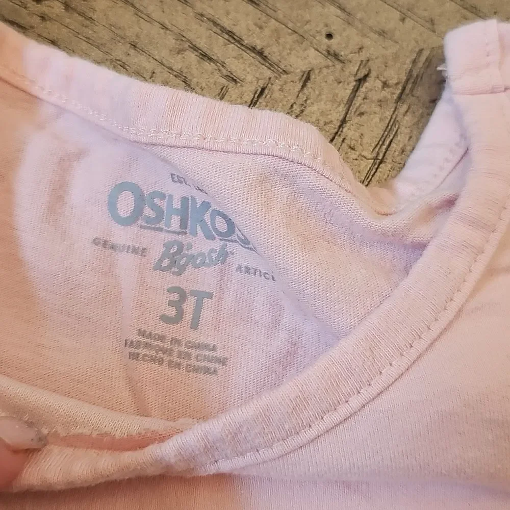 OshKosh B'gosh Pink 'Love to Shine' Floral Tee 3T